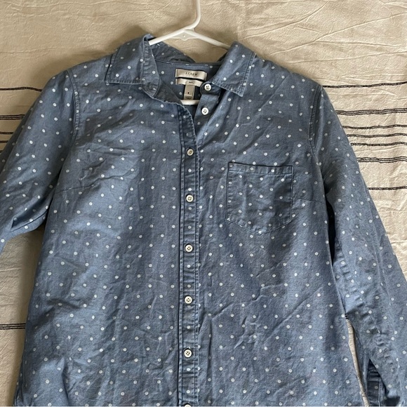 Boys J crew Button Up Long Sleeve - Picture 4 of 5
